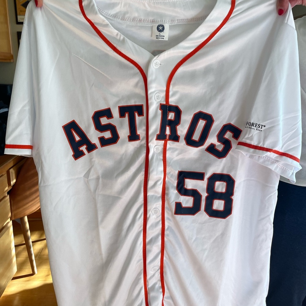White Astros Brown Jersey Giveaway